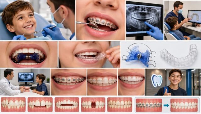 متى يبدأ طفلي تقويم الأسنان؟ العمر الأمثل والمراحل