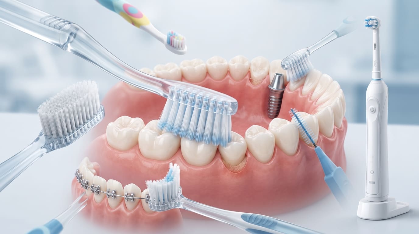 كيف تختار فرشاة الأسنان المناسبة حسب حالتك؟