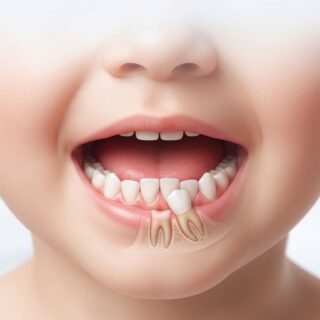 أسباب ظهور الأسنان الدائمة خلف أسنان الأطفال اللبنية